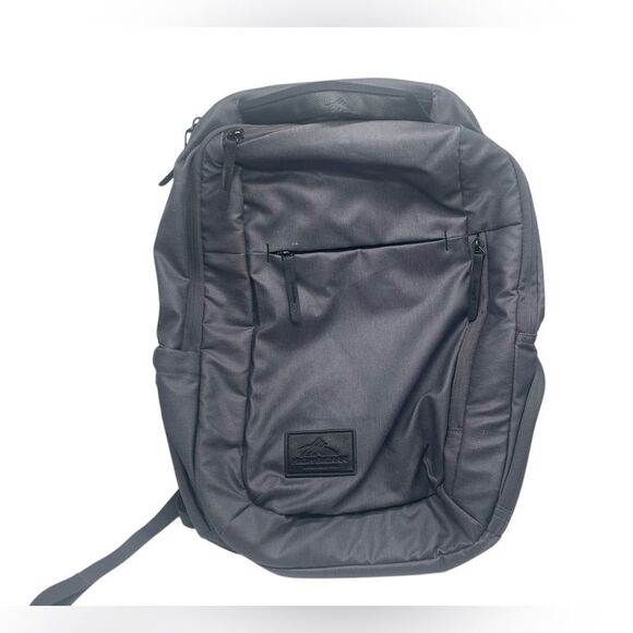 High Sierra Backpack Business Proslim USB Laptop Bag Mercury Gray Black - Picture 1 of 16